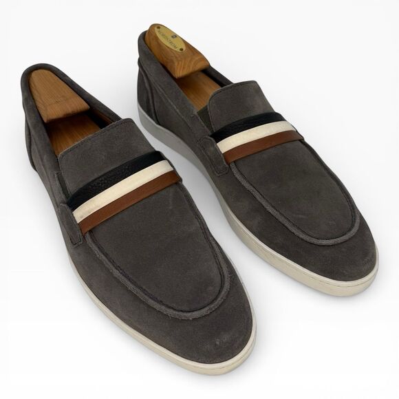 Allen Edmonds Randolph Signature Loafers Men\'s Sz 8.5D Gray Suede Comfort Shoes main image 6